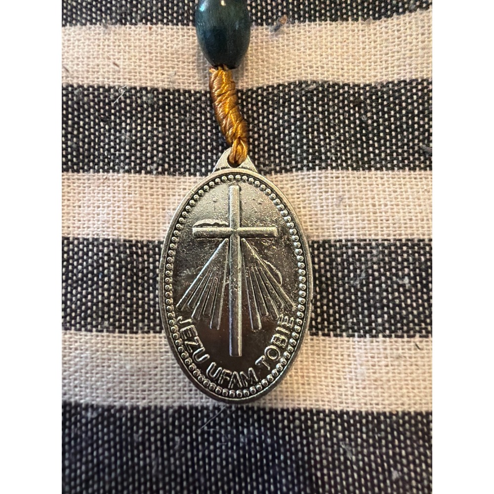 Sanctum Veritas Divine Mercy Chaplet Wood Beads St Faustina Jezu Ufam Tobie - Picture 4 of 5